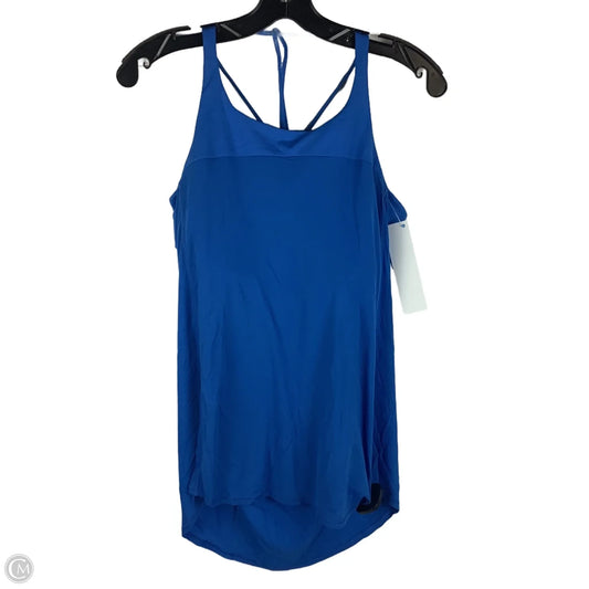 Athletic Tank Top By Lululemon In Blue, Size: 10