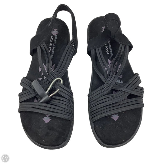 Sandals Sport By Skechers In Black, Size: 9