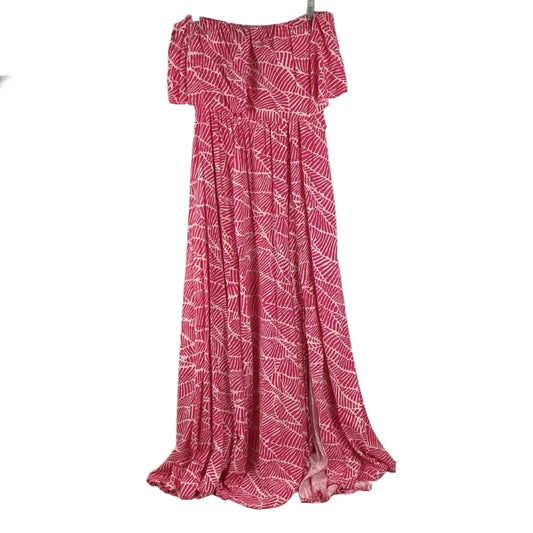 Dress Casual Maxi By Cmc In Pink, Size: L