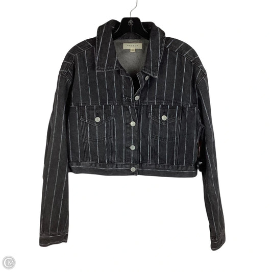 Jacket Denim By Pacsun In Black, Size: M/L