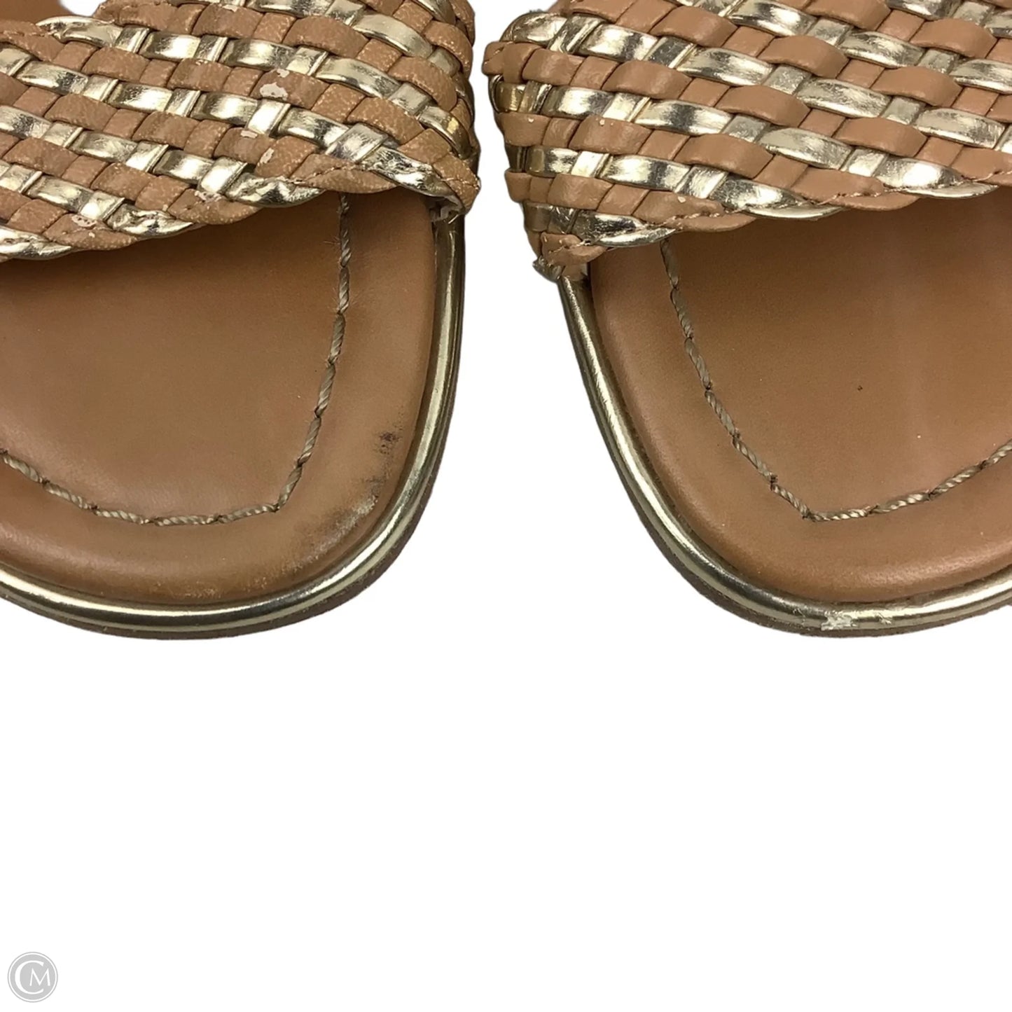 Sandals Flats By Donald Pliner In Gold, Size: 6