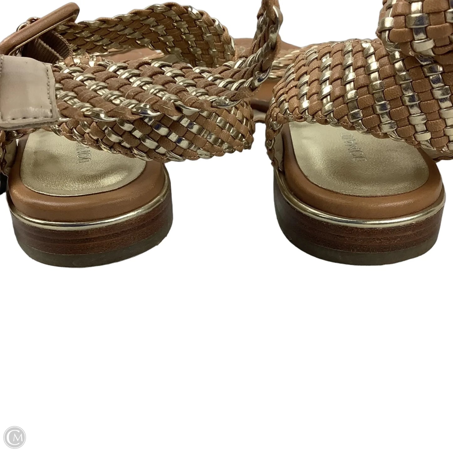 Sandals Flats By Donald Pliner In Gold, Size: 6