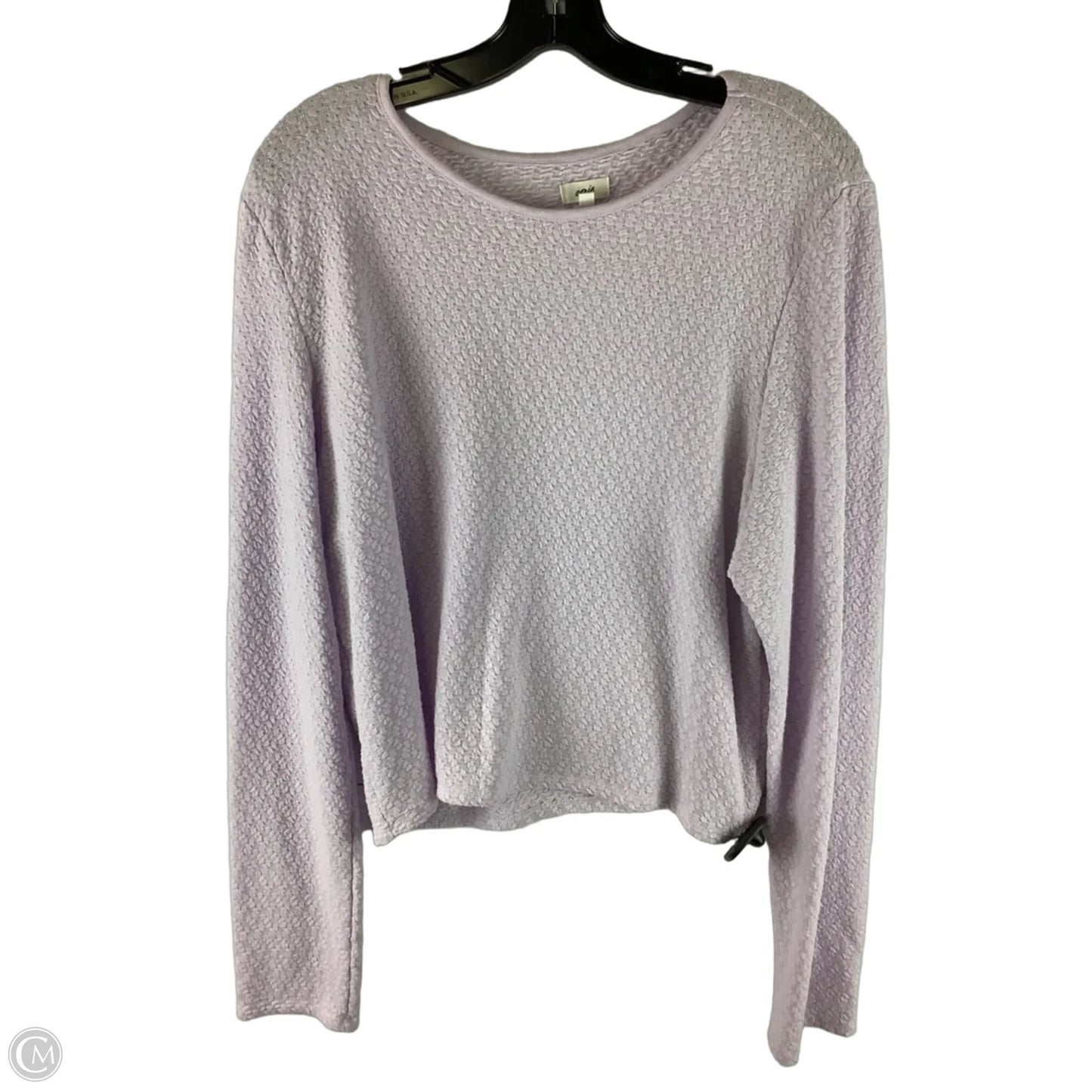 Top Long Sleeve By Aerie In Purple, Size: Xxl