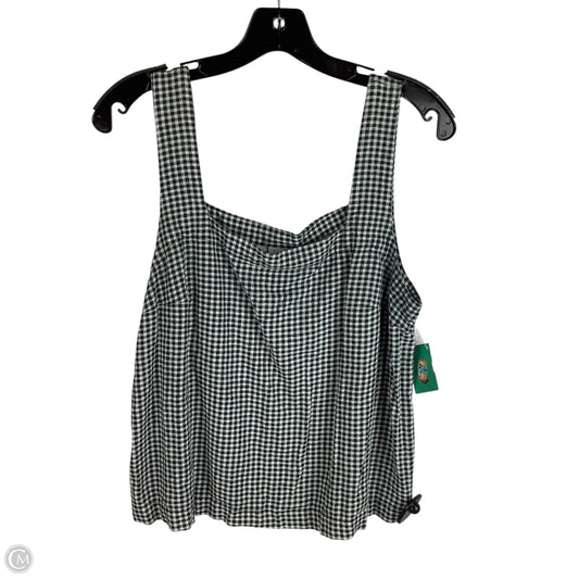 Top Sleeveless By A New Day In Black & White, Size: M