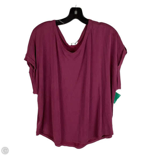 Top Short Sleeve By Lucky Brand In Pink, Size: Xl