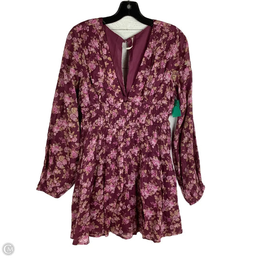 Dress Casual Short By Free People In Purple, Size: Xs