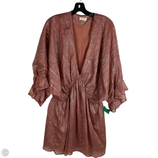 Dress Casual Midi By Storia In Pink, Size: L