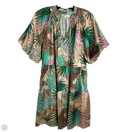 Dress Casual Midi By Entro In Animal Print, Size: L