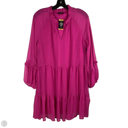 Dress Casual Short By Vince Camuto In Pink, Size: M