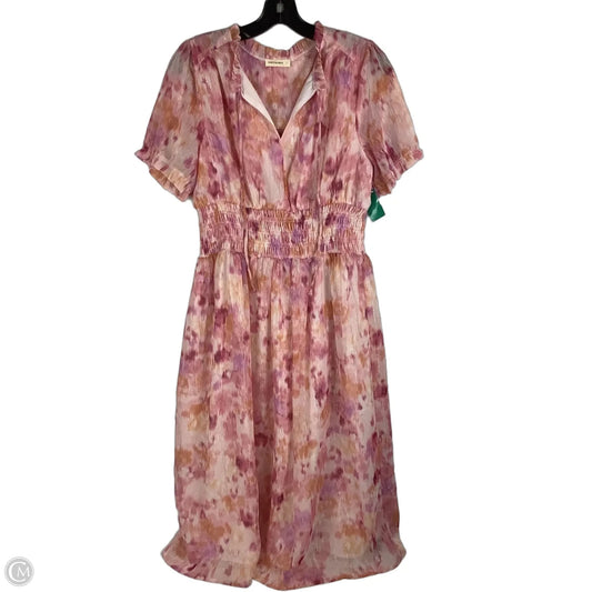 Dress Casual Maxi By Andthewhy In Pink, Size: L