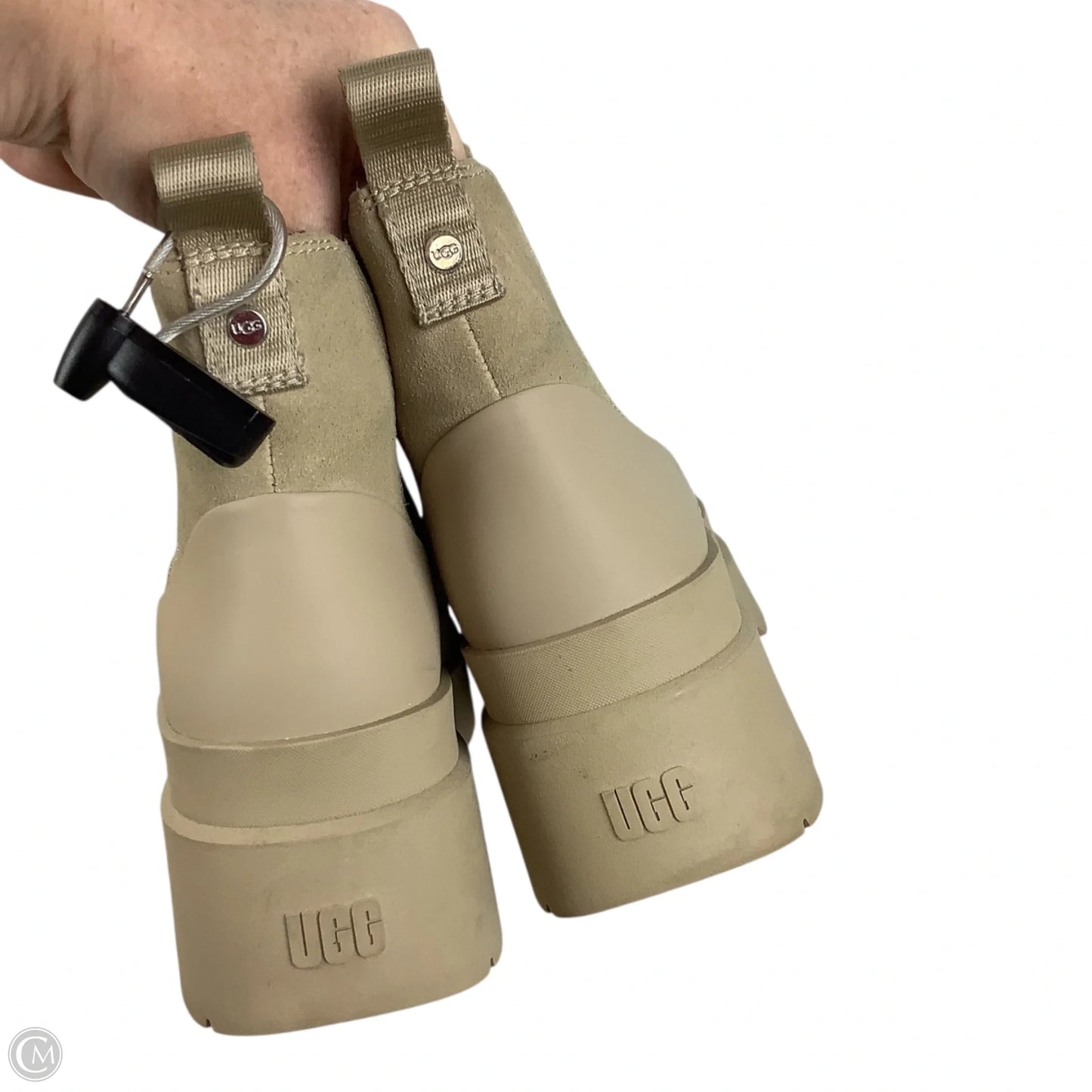 Boots Designer By Ugg In Tan, Size: 10