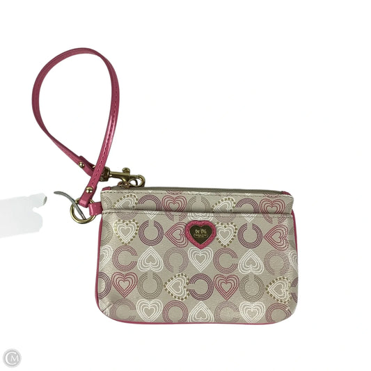 Wristlet Designer By Coach, Size: Small