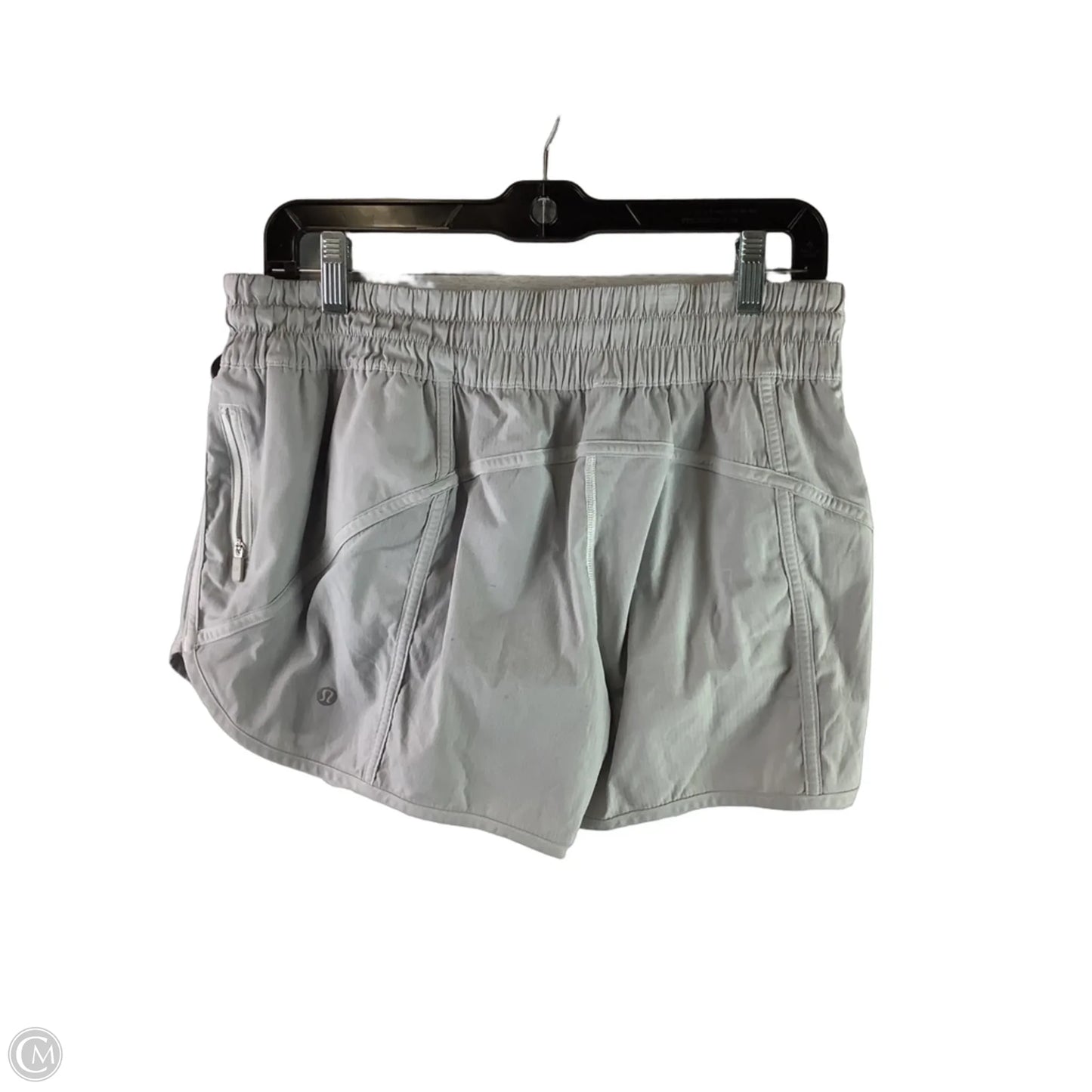 Athletic Shorts By Lululemon In Grey, Size: 12
