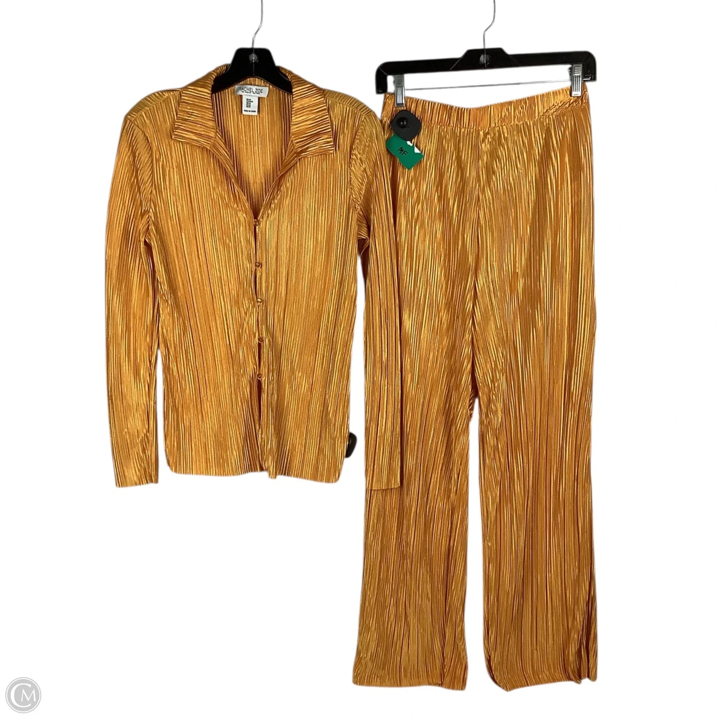 Pants Set 2pc By Rachel Zoe In Orange, Size: Top M, Bottom S