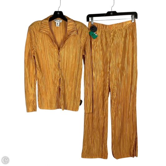Pants Set 2pc By Rachel Zoe In Orange, Size: Top M, Bottom S