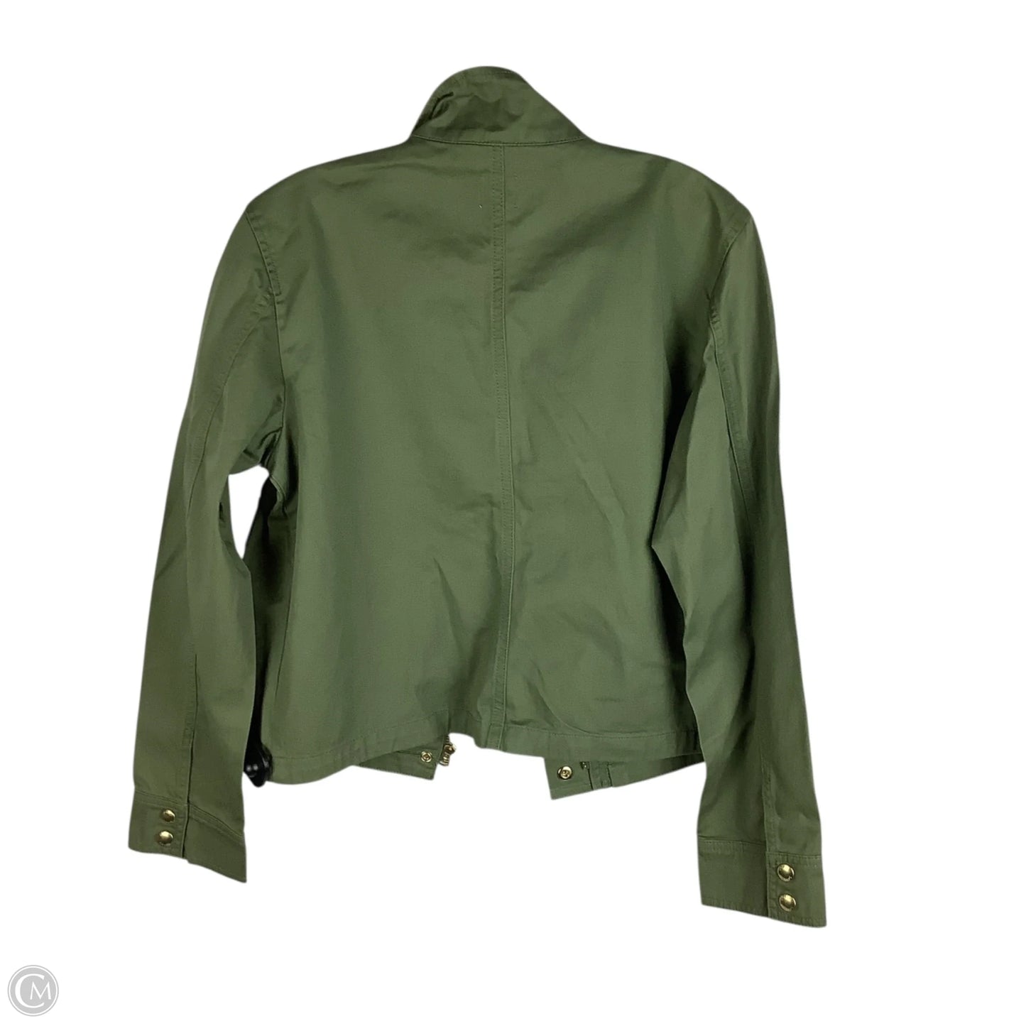 Jacket Shirt By J. Crew In Green, Size: S