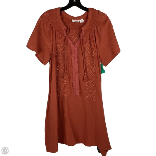 Dress Casual Short By Lucky Brand In Orange, Size: Xs