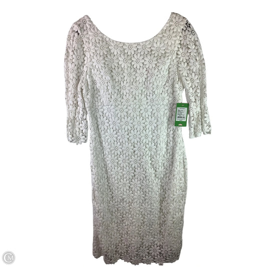 Dress Designer By Lilly Pulitzer In White, Size: 8