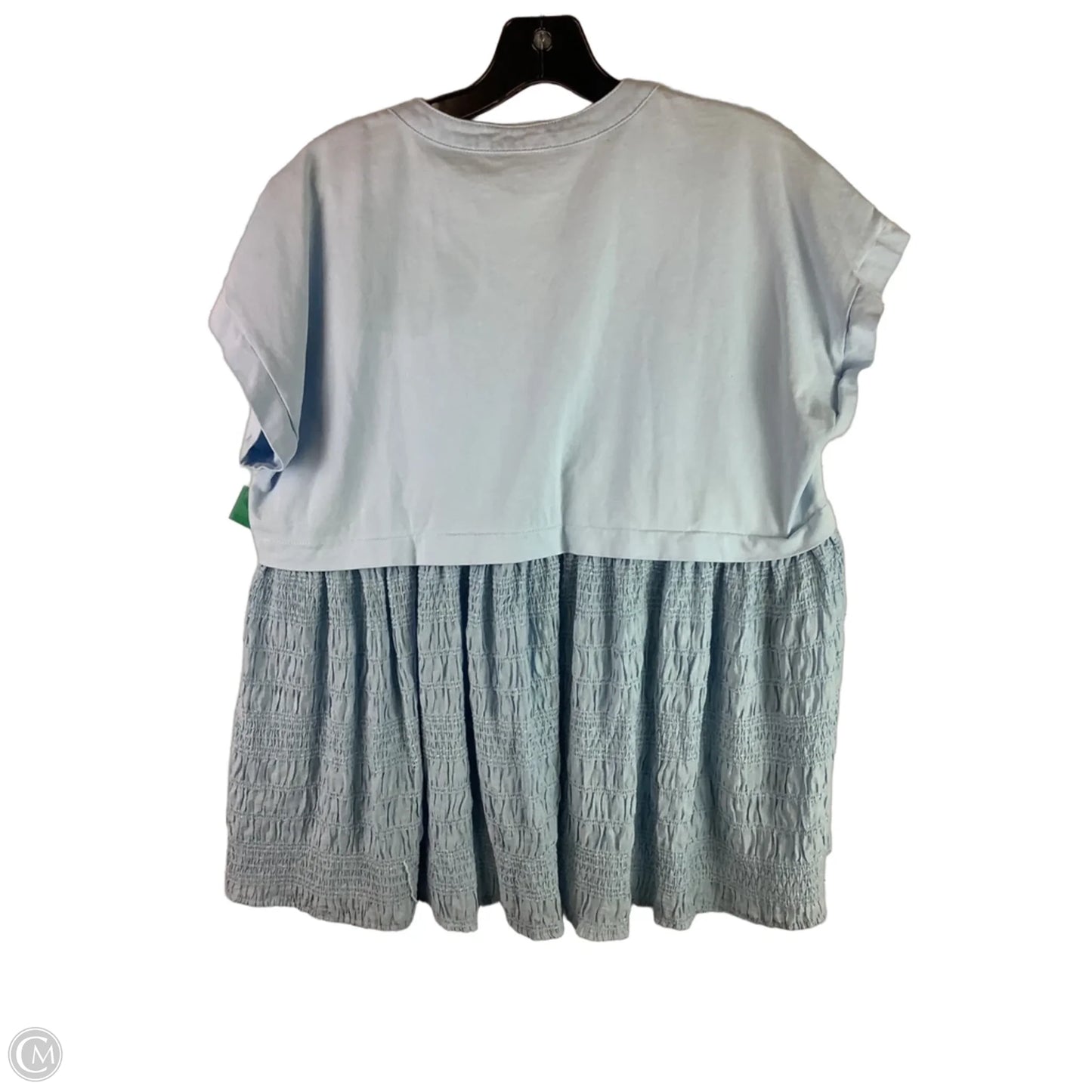 Top Short Sleeve By Clothes Mentor In Blue, Size: M