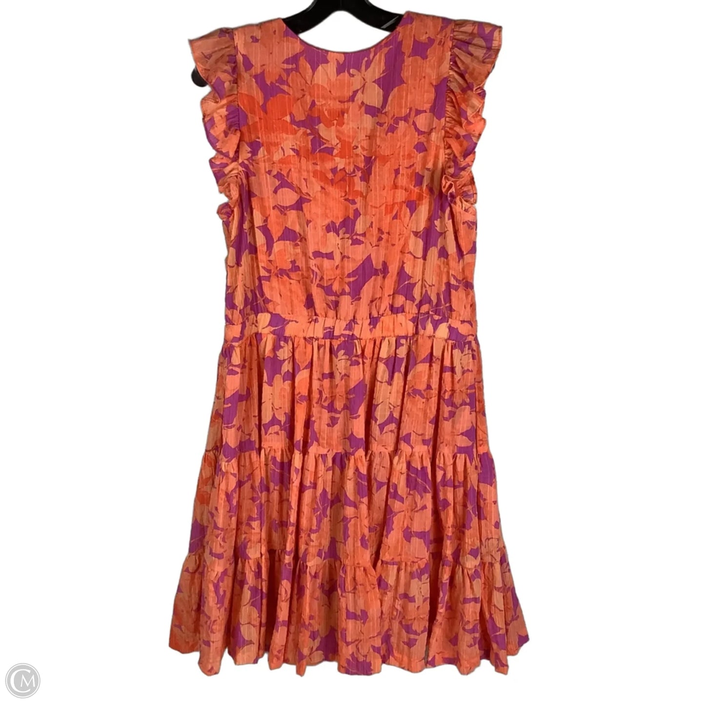 Dress Casual Midi By Taylor In Orange, Size: 16