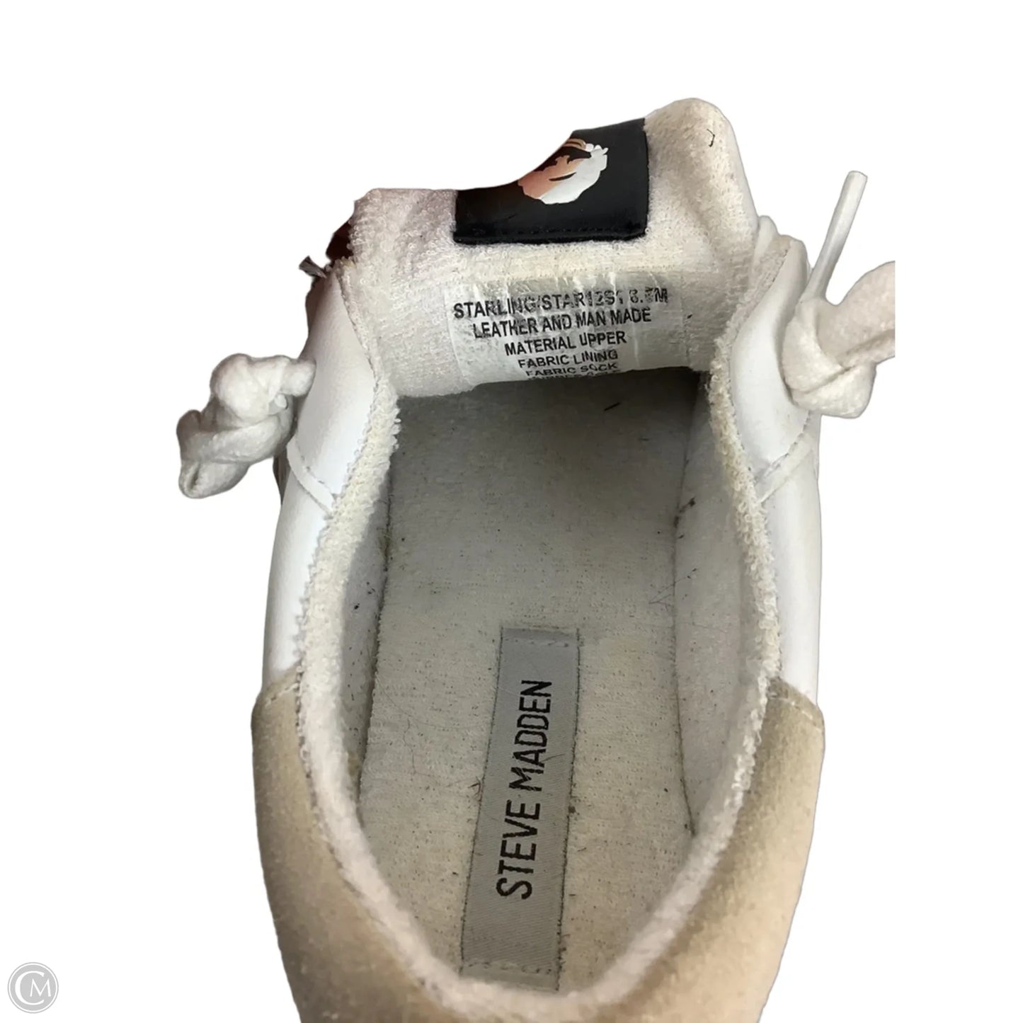 Shoes Sneakers By Steve Madden In White, Size: 8.5