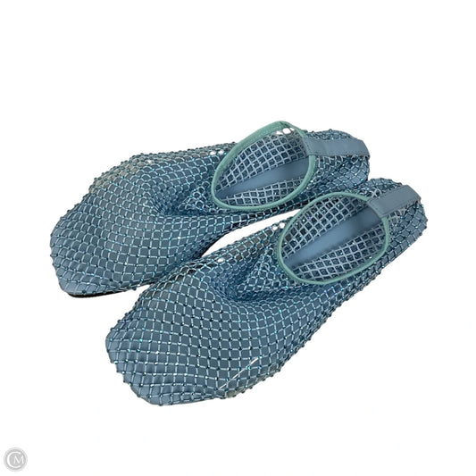 Sandals Flats By Clothes Mentor In Blue, Size: 7.5 (38)