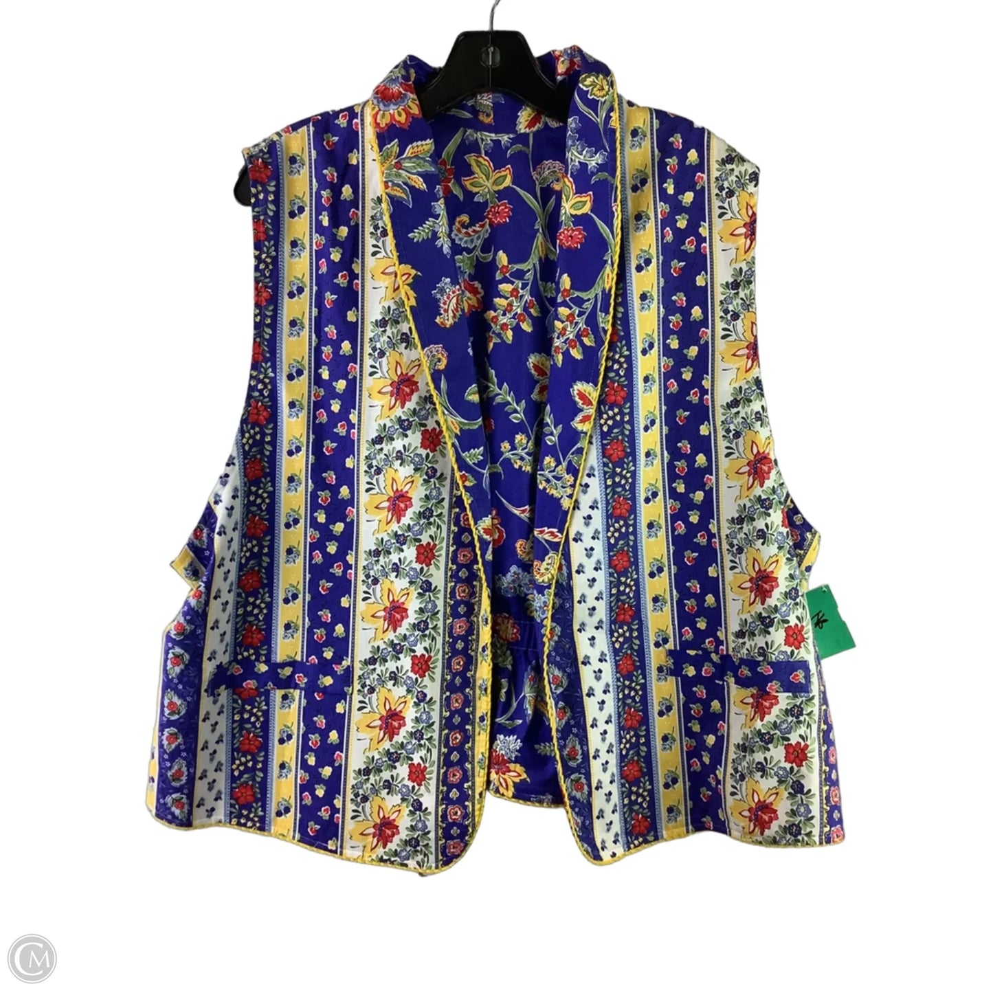 Vest Other By Clothes Mentor In Blue, Size: L