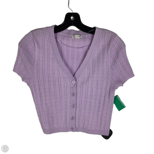 Top Short Sleeve By Free People In Purple, Size: M