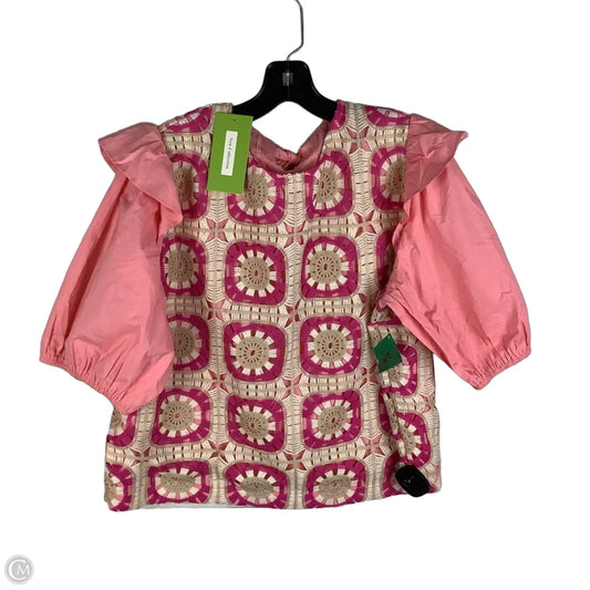 Top 3/4 Sleeve By Clothes Mentor In Pink, Size: Xl
