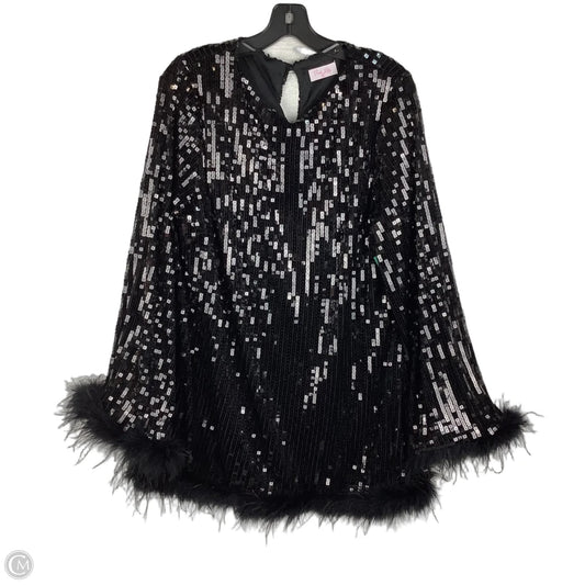Dress Casual Short By Pink Lily In Black, Size: Xl