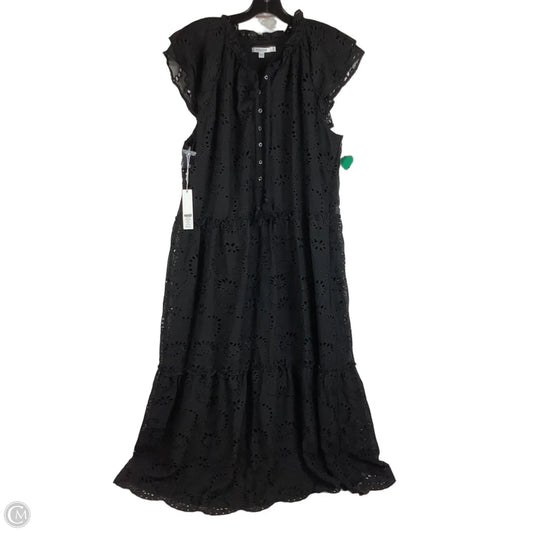 Dress Casual Maxi By Chicos In Black, Size: 14