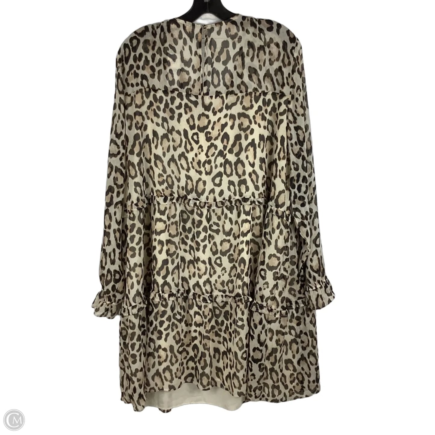 Dress Casual Short By Loft In Animal Print, Size: Xxl