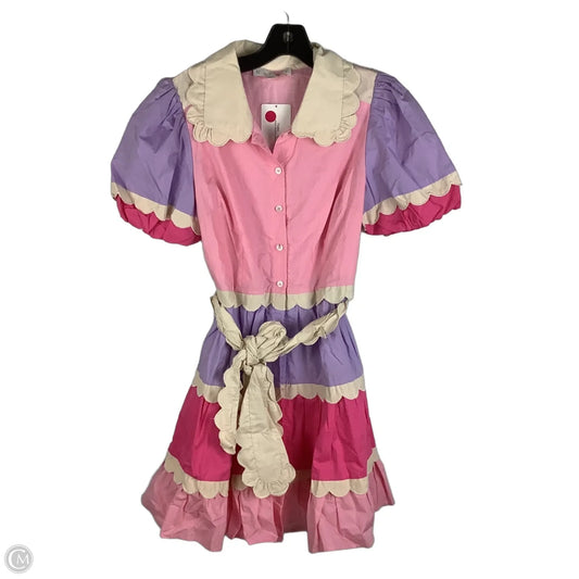 Dress Party Short By Karlie In Pink & Purple, Size: S