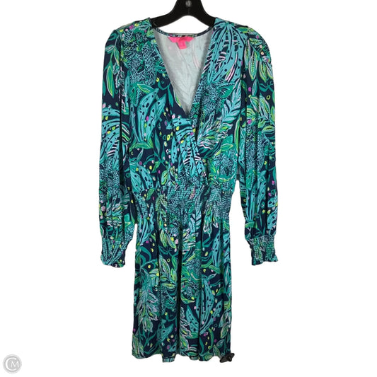 Dress Designer By Lilly Pulitzer In Teal, Size: S
