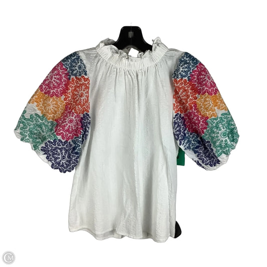 Top Short Sleeve By Thml In White, Size: Xs