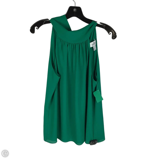 Top Sleeveless By Badgley Mischka In Green, Size: 6