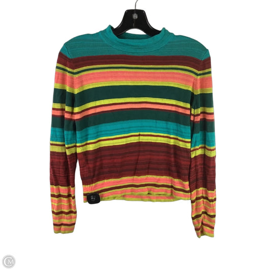 Top Long Sleeve By Free People In Striped Pattern, Size: S