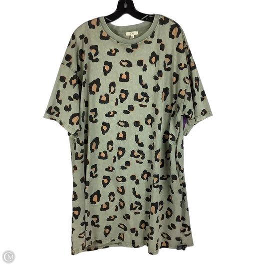 Dress Casual Short By Easel In Green, Size: 3x