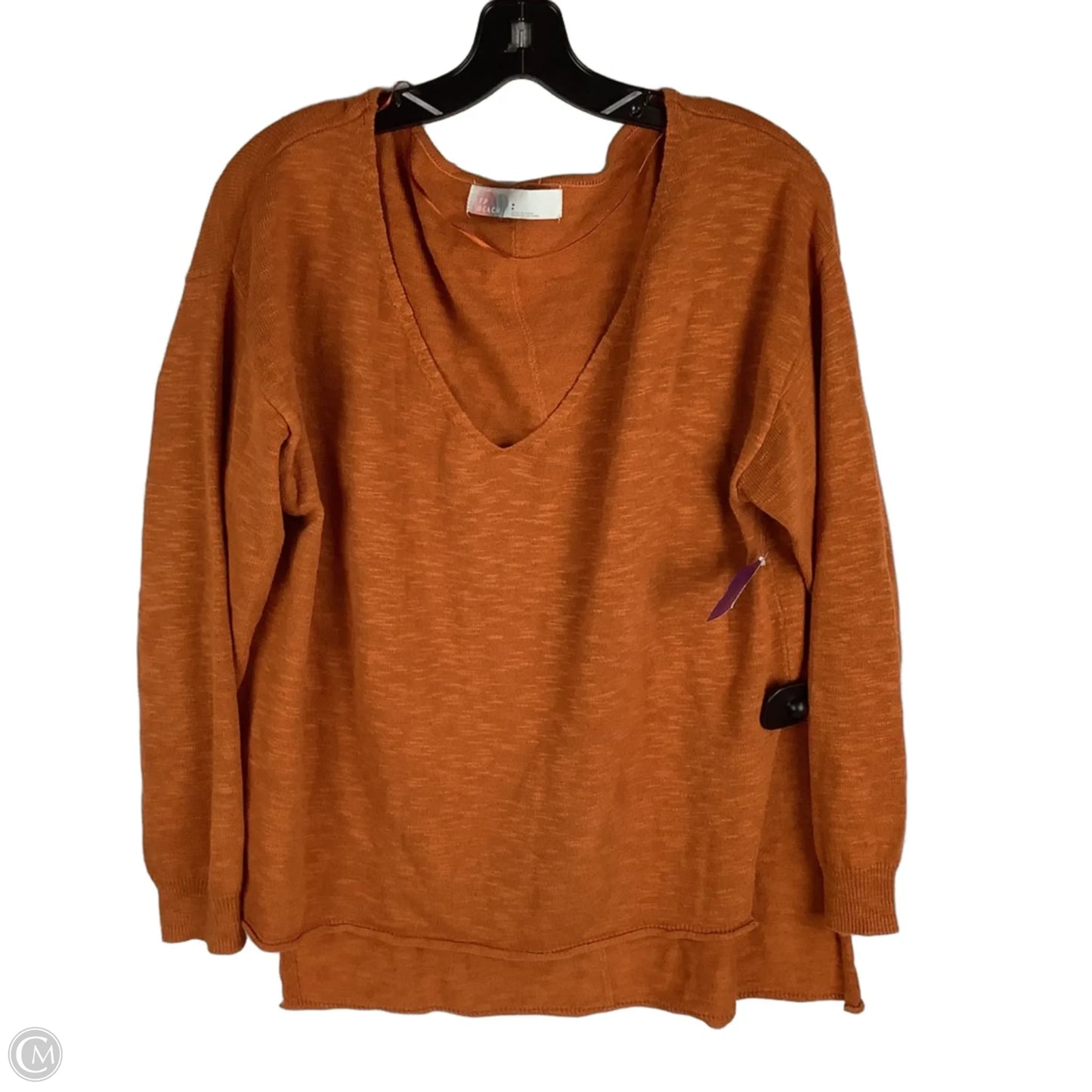 Sweater By Free People In Orange, Size: S