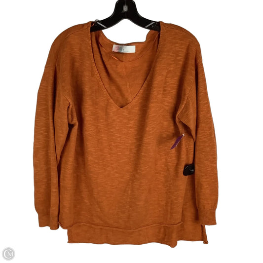 Sweater By Free People In Orange, Size: S