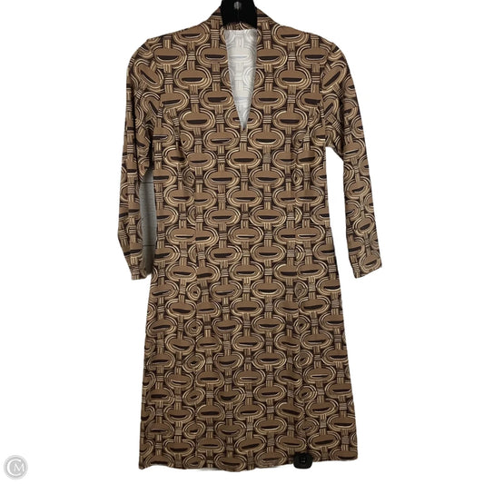 Dress Casual Midi By J Mclaughlin In Brown, Size: Xs