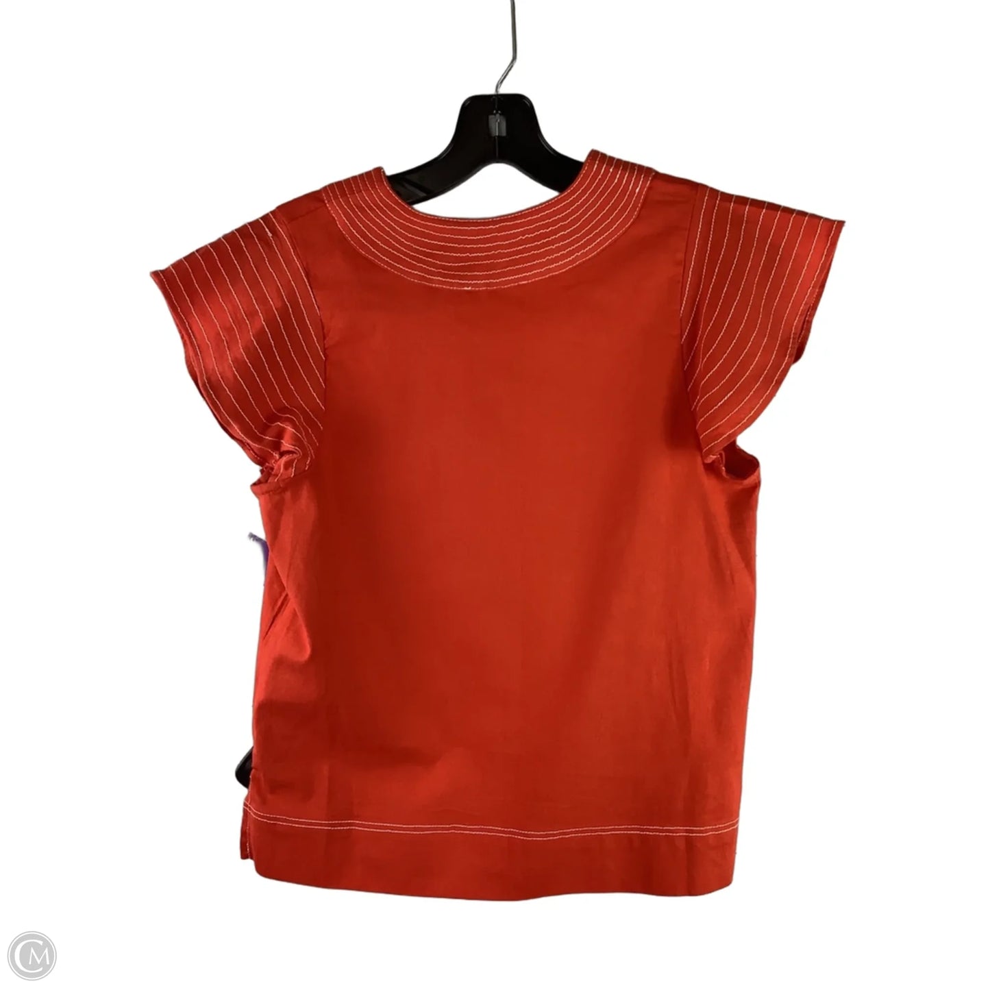 Top Short Sleeve By Thml In Orange, Size: Xs