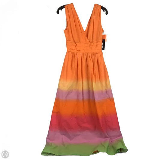 Dress Party Long By Taylor In Orange, Size: Xs