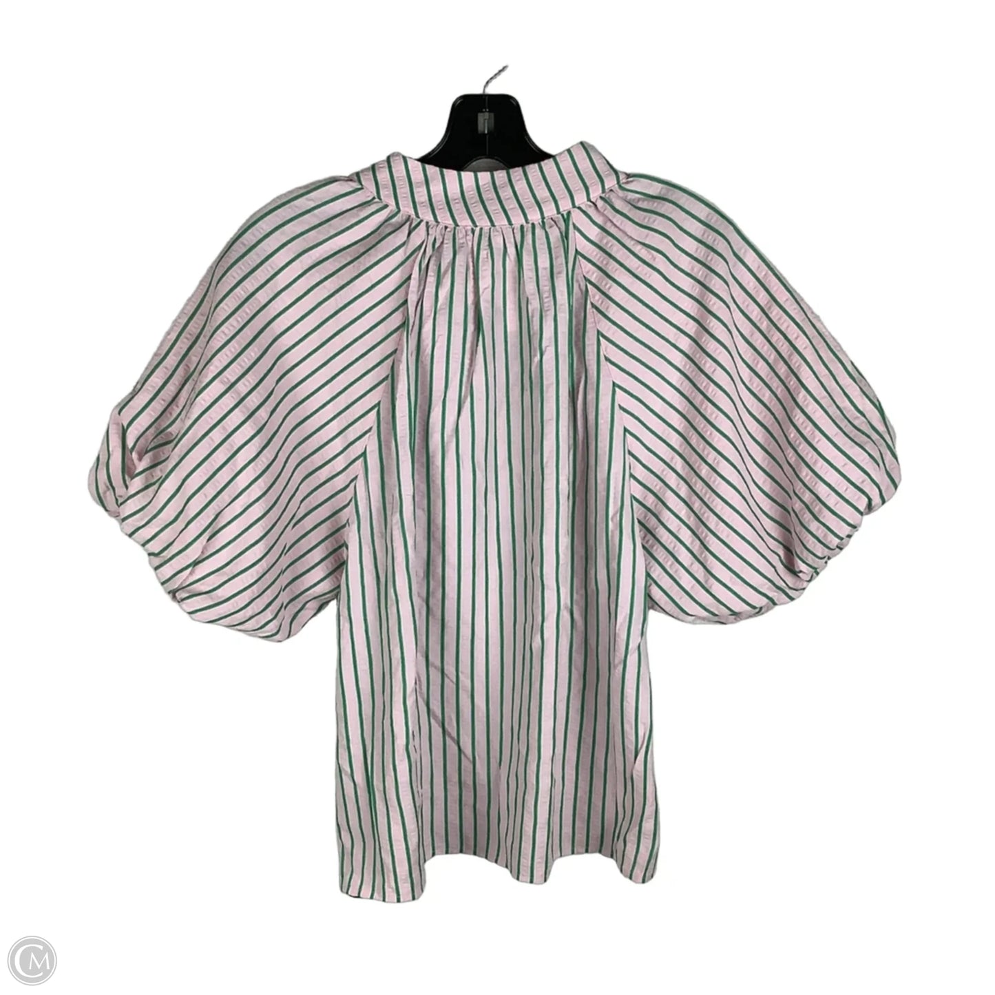 Top Short Sleeve By Thml In Green & Pink, Size: Xs