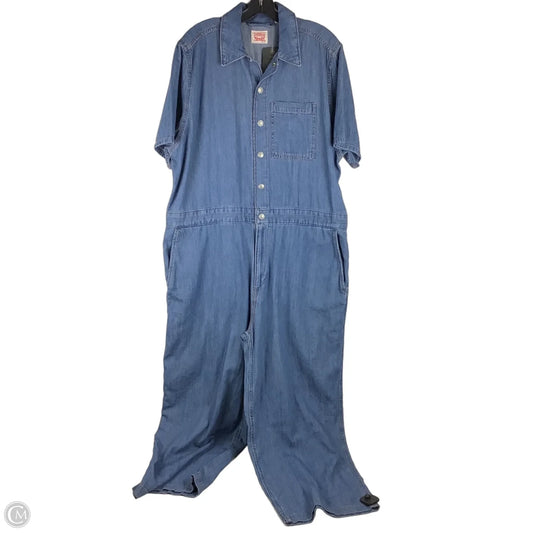 Jumpsuit By Levis In Blue Denim, Size: Xxl