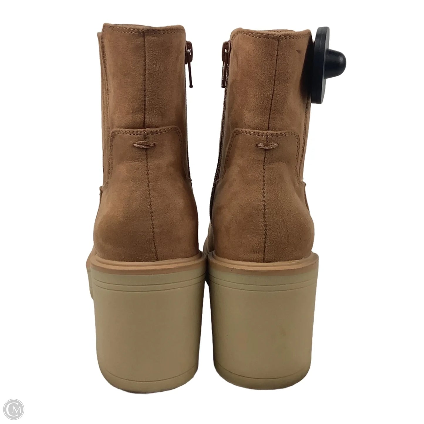 Boots Ankle Heels By Universal Thread In Brown, Size: 7.5