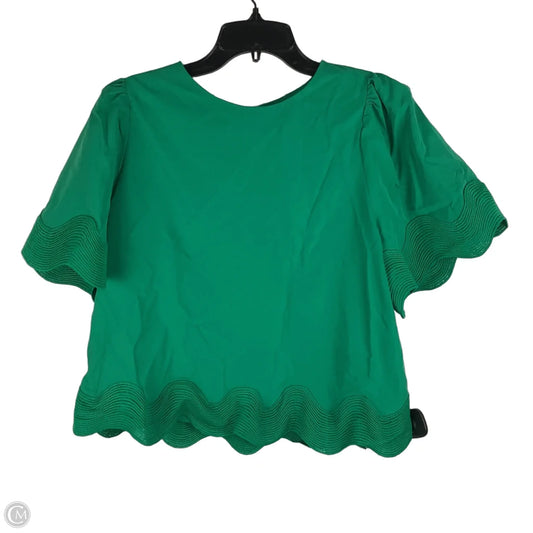 Top Short Sleeve By Clothes Mentor In Green, Size: M