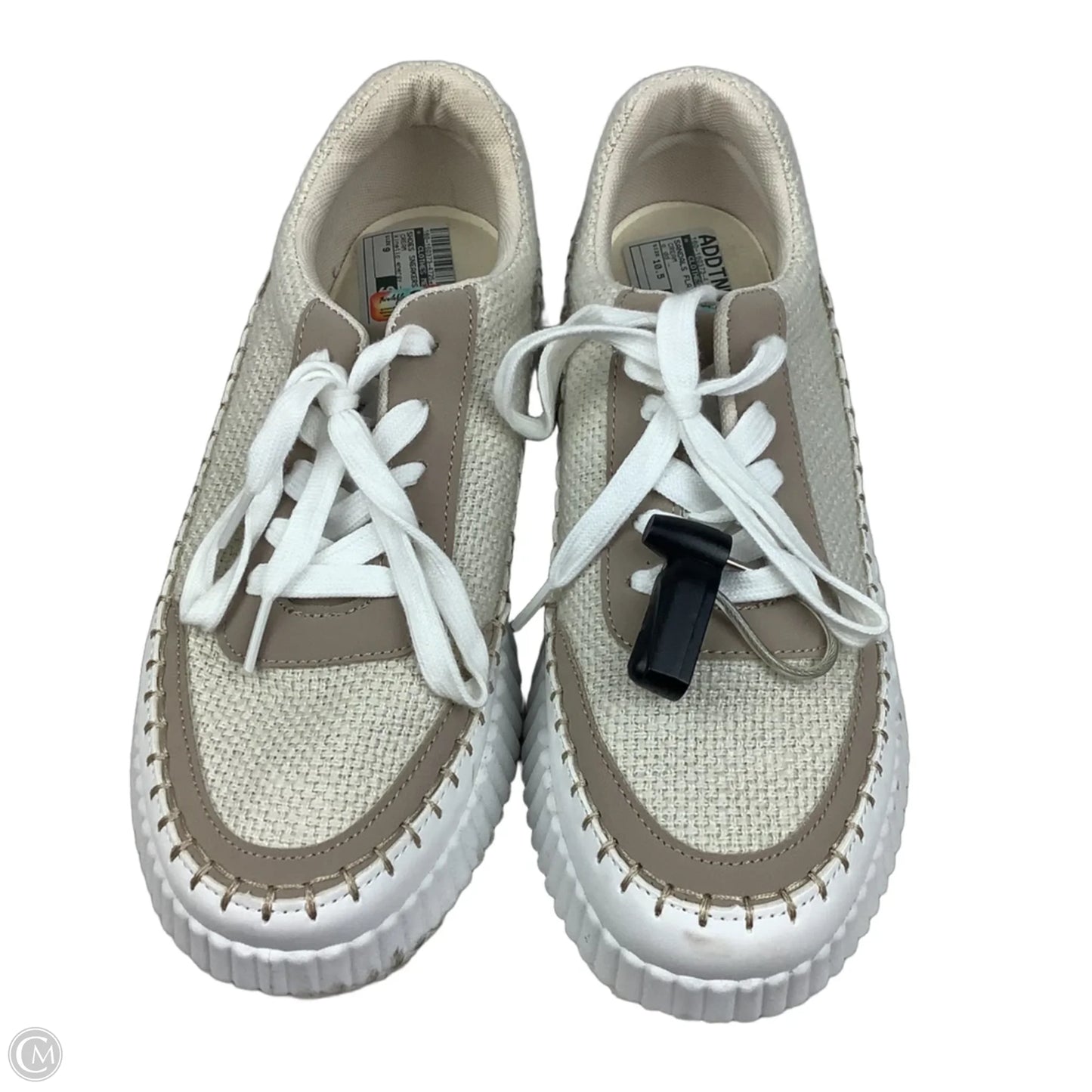 Shoes Sneakers Platform By Clothes Mentor In Cream, Size: 9