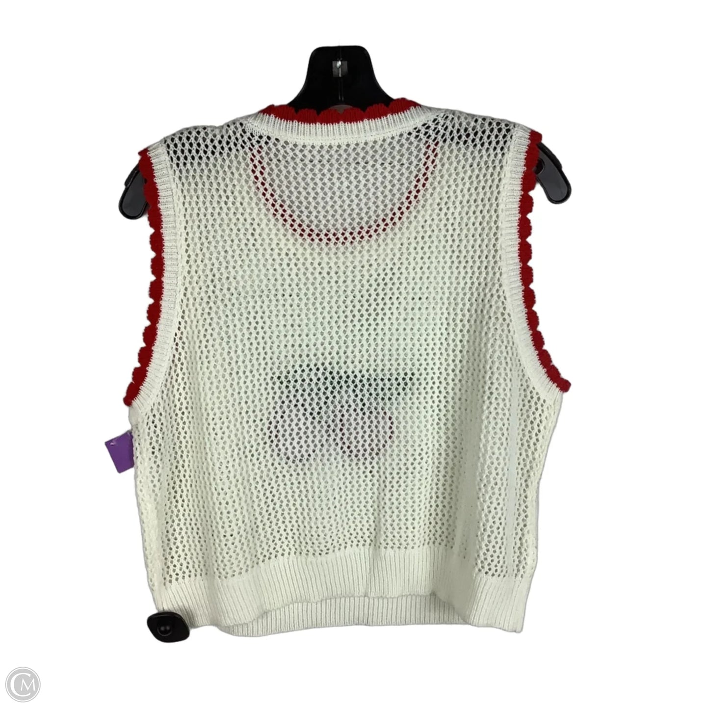 Top Sleeveless By Shein In White, Size: EST L