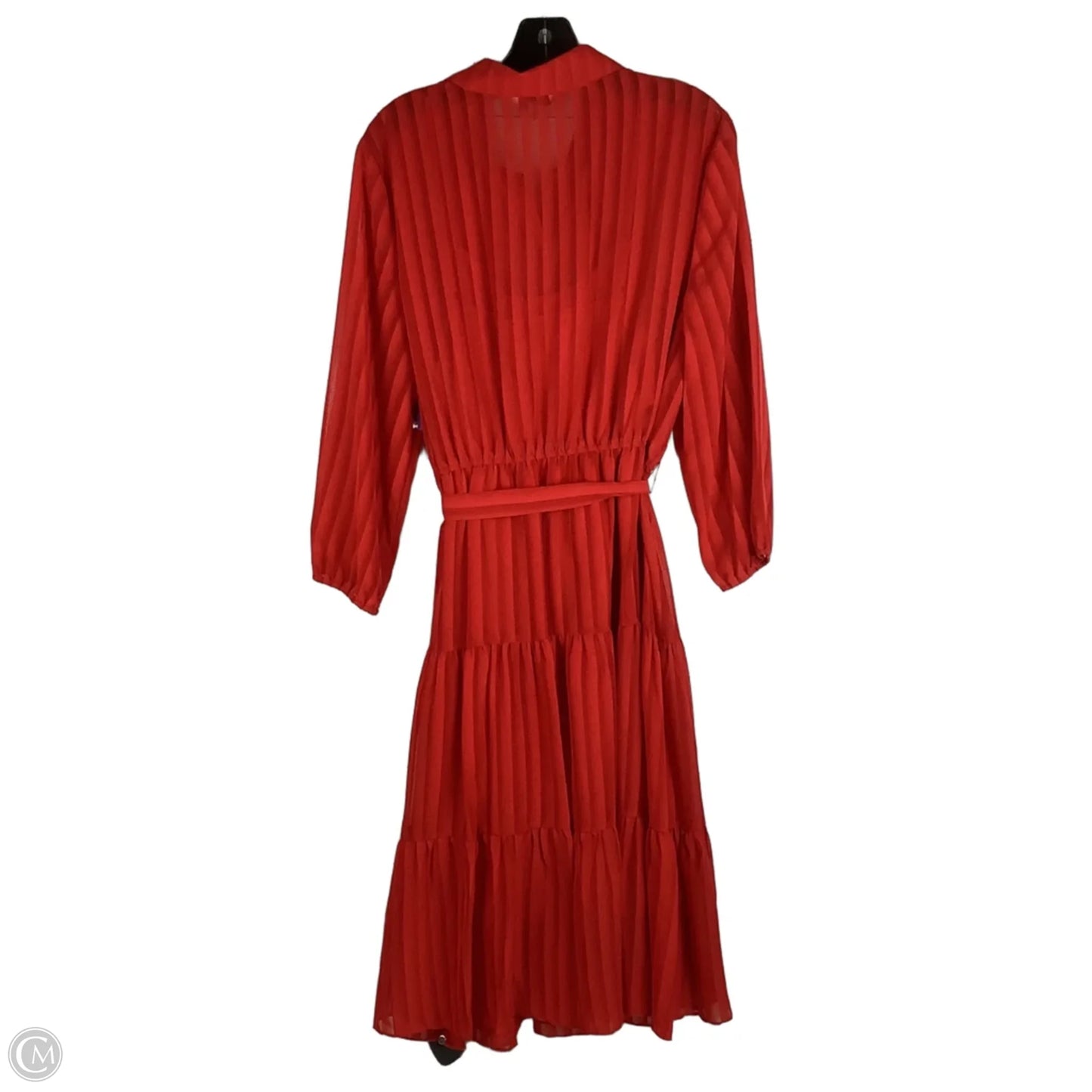 Dress Casual Midi By Nanette By Nanette Lepore In Red, Size: 14
